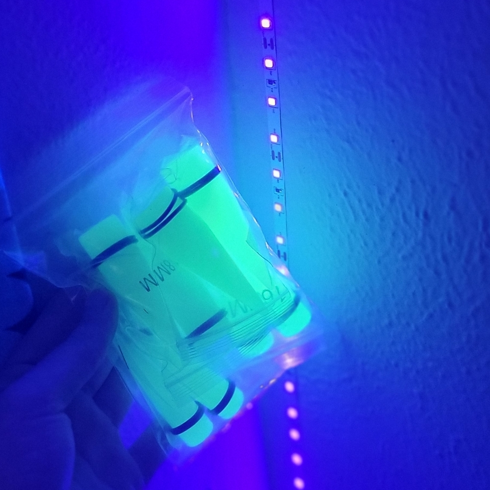 Uv reactive taper and tunnel stretching kit size 00-20g (1 inch)